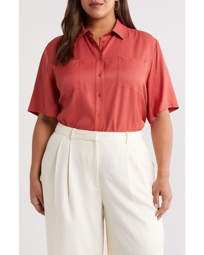 Nordstrom Utility Shirt - Red