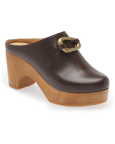 FRAME Le Ione Clog - Brown