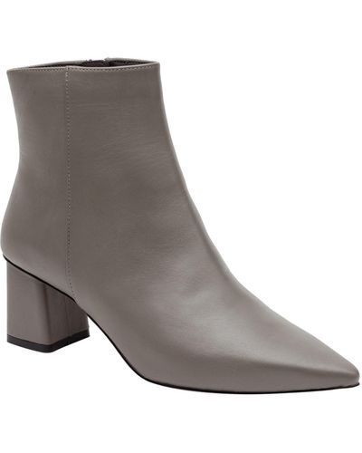 Linea Paolo Wynda Pointed Toe Bootie - Gray