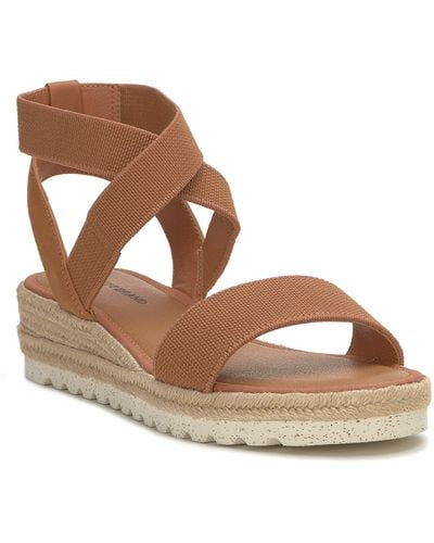 Lucky Brand Thimba Ankle Wrap Espadrille Sandal - Brown