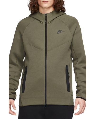 Nike Tech Fleece Windrunner Zip Hoodie - Green