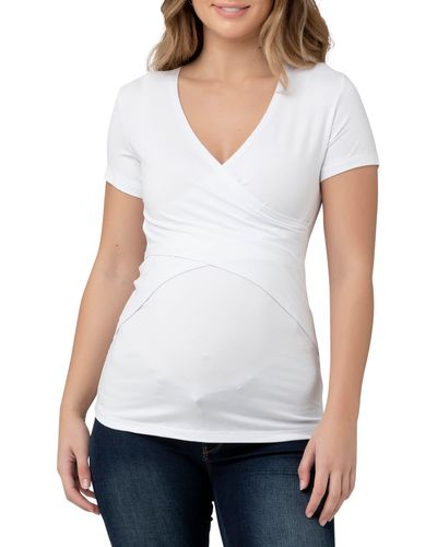 Ripe Maternity Embrace Maternity/nursing T-shirt - White
