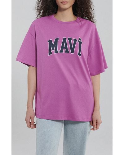 Mavi Graphic T-shirt At Nordstrom - Pink