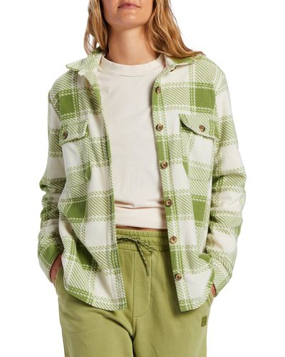 Billabong Forge Fleece Shirt Jacket - Green