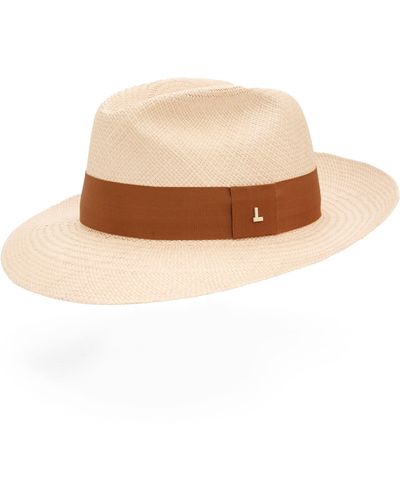 Lafayette 148 New York Icon Straw Panama Hat - Natural