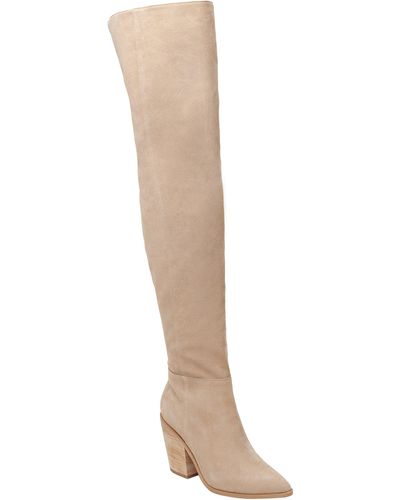 Lisa Vicky Maxi Over The Knee Boot - White