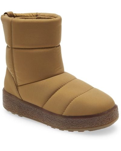 Madewell The Toasty Puffer Boot - Brown