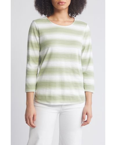 Tommy Bahama Ashby Isles Ombré Stripe Cotton T-shirt - Green