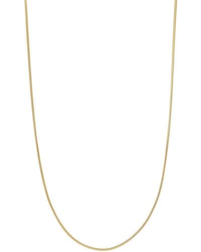 Bony Levy 14k Gold Curve Chain Necklace - White