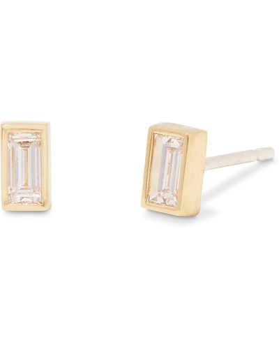 Brook and York Eli Diamond Earrings - Metallic
