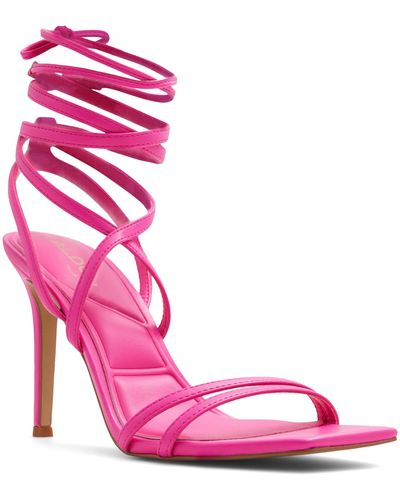 ALDO Phaedra Ankle Wrap Sandal - Pink