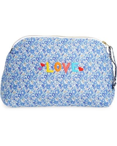 Call it By Your Name X Liberty London Cosmetics Bag - Blue
