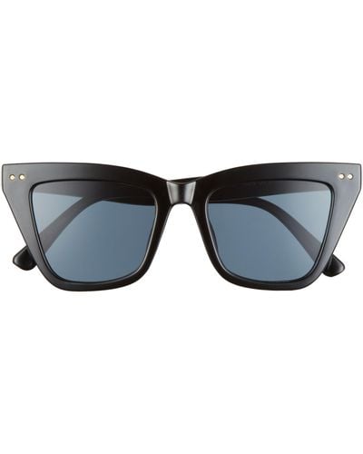 BP. 50mm Cat Eye Sunglasses - Blue