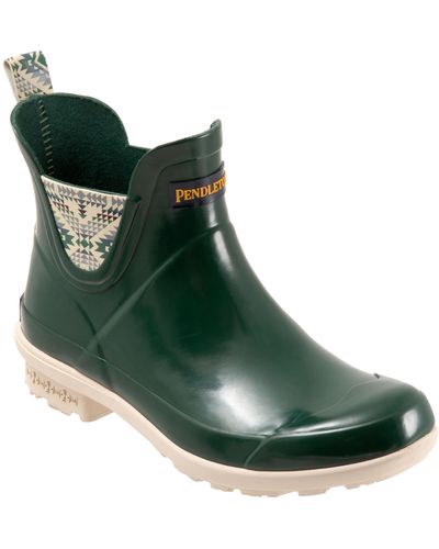 Pendleton Smith Rock Waterproof Wool-lined Chelsea Boot - Green
