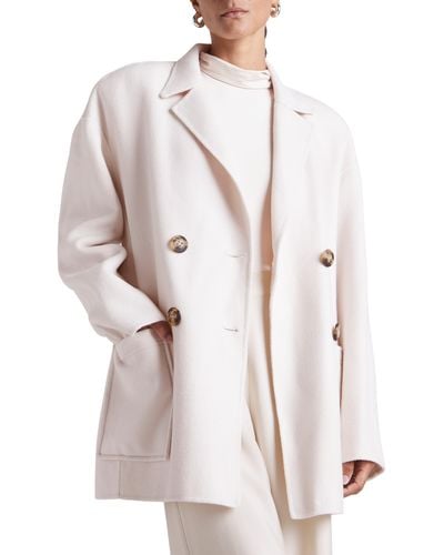 Splendid X Kate Young Wool & Cashmere Coat - Natural