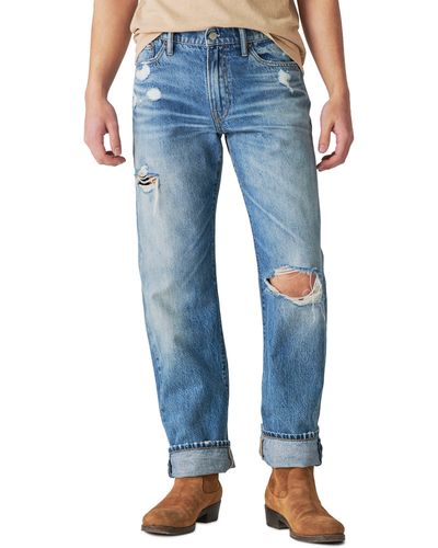 Lucky Brand 363 Straight Leg Jeans - Blue
