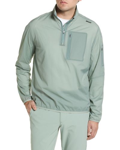 Brady Half Zip Pullover - Green