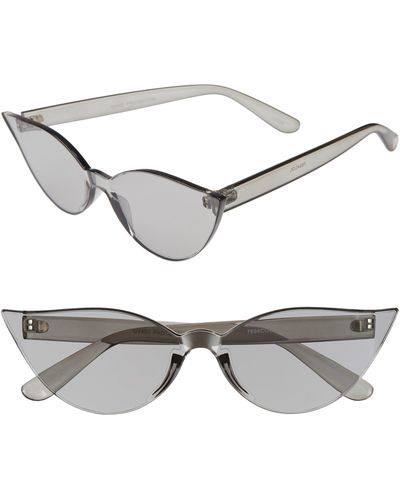 Rad & Refined Rad + Refined Mono Color Cat Eye Sunglasses - Gray