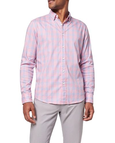 Faherty The Movement Plaid Button-up Shirt - Purple