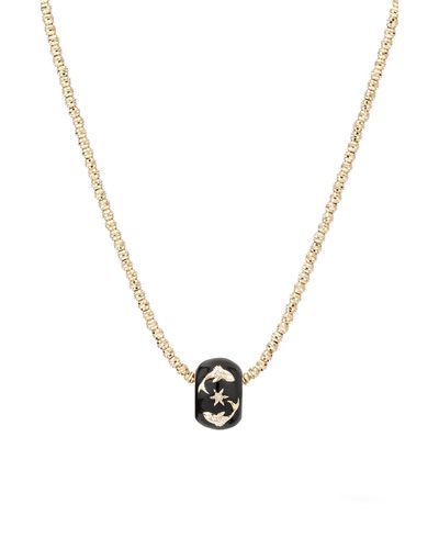 Adina Reyter Pisces Diamond Zodiac Pendant Necklace - Metallic