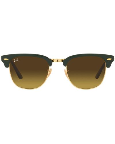Ray-Ban Clubmaster 51mm Gradient Square Sunglasses - Green