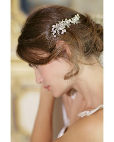 Brides & Hairpins Olivia Jeweled Hair Clip - Natural