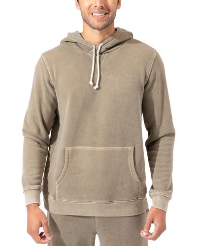 Threads For Thought Mineral Wash Organic Cotton Blend Hoodie - Natural