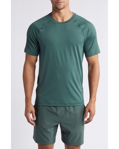 Rhone Reign Athletic Short Sleeve T-shirt - Green