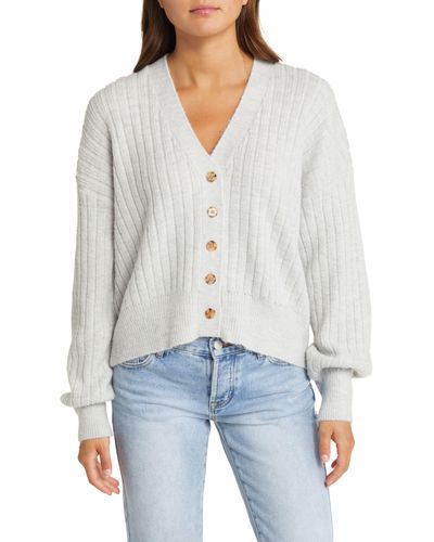 Rip Curl Afterglow V-neck Cardigan - White