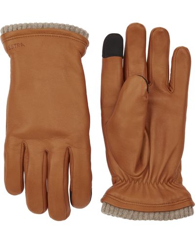 Hestra John Sheepskin Gloves - Brown