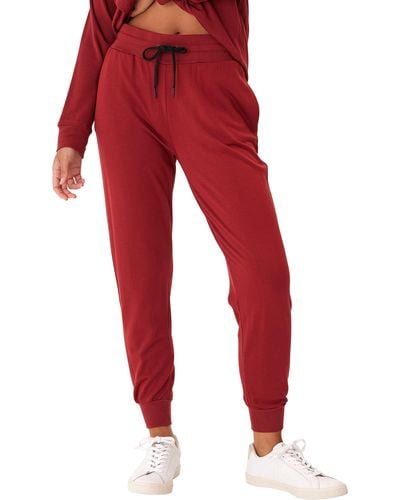 Threads For Thought Connie Feather Fleece sweatpants - Red