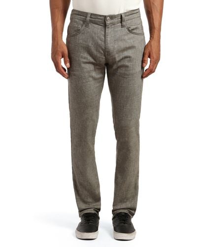 Mavi Jake Slim Fit Five-pocket Pants - Gray