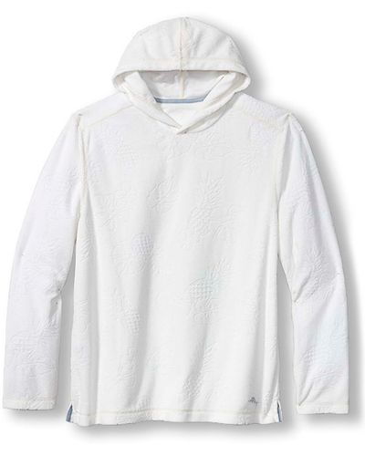 Tommy Bahama Poolside Paradise Cotton Blend Terry Hoodie - White