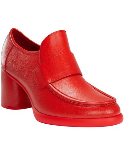 Ecco Lx 55 Loafer Pump - Red