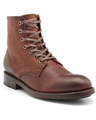 Frye Bowery Lace-up Boot - Brown