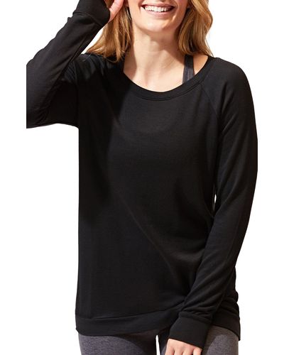 Threads For Thought Leanna Feather Fleece Tunic - Black