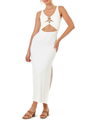 L*Space Camille Cover-up Dress - White