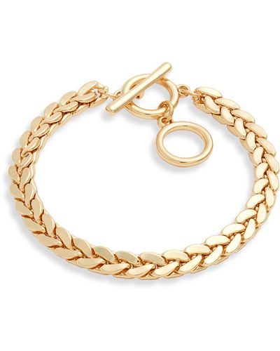 Nordstrom Wheat Chain Bracelet - Metallic