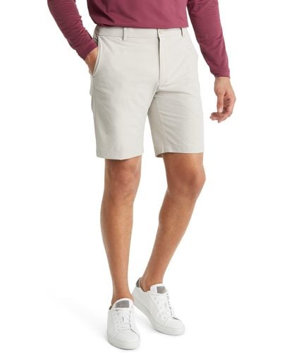 Peter Millar Crown Crafted Surge Performance Water Resistant Shorts - White