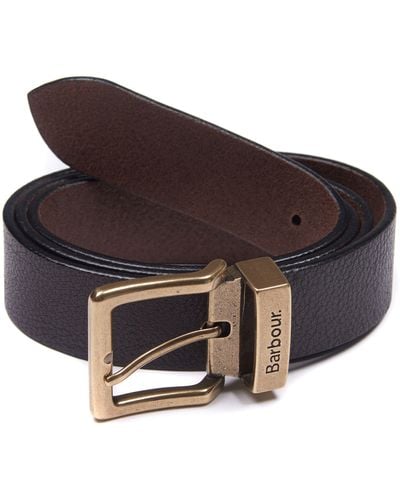 Barbour Blakely Leather Belt - Brown