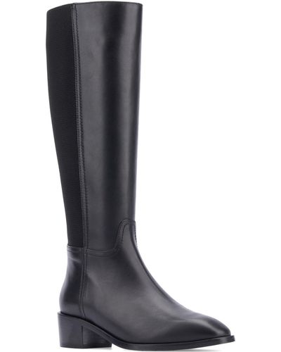 Aquatalia Ricarda Weatherproof Knee High Boot - Black