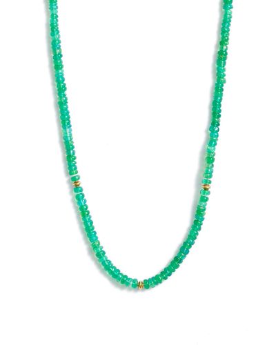 Anzie Boheme Opal Beaded Necklace - Blue