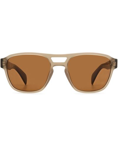 Rag & Bone 54mm Rectangular Sunglasses - Brown