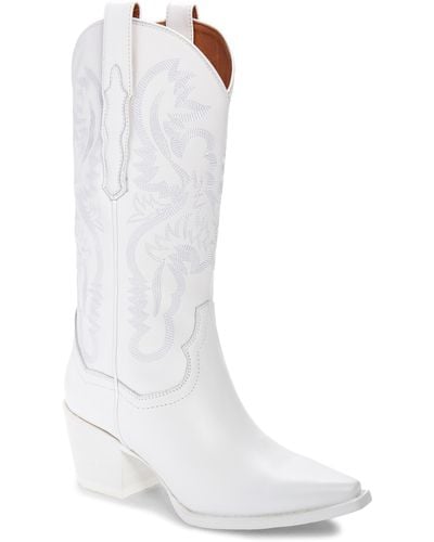 Jeffrey Campbell dagget Western Boot - White