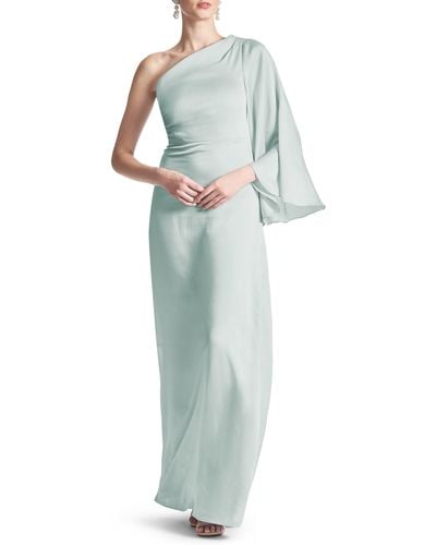 Sachin & Babi Keely One-shoulder Gown - Blue