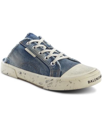 Balenciaga Paris Sneaker Mule - Blue