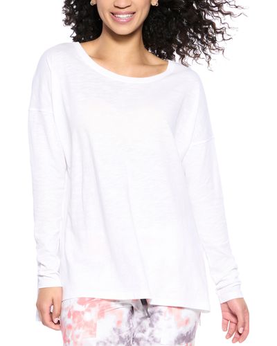 Felina Cutout Lounge T-shirt - White