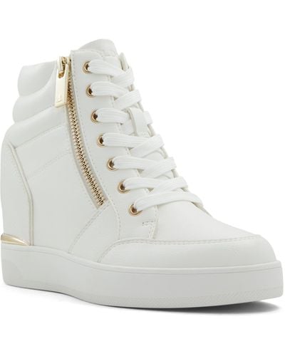 ALDO Ereliclya Wedge Sneaker - White