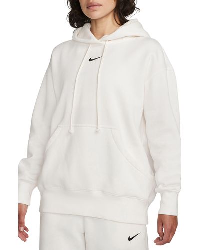 Nike Sportswear Phoenix Oversize Fleece Hoodie - White