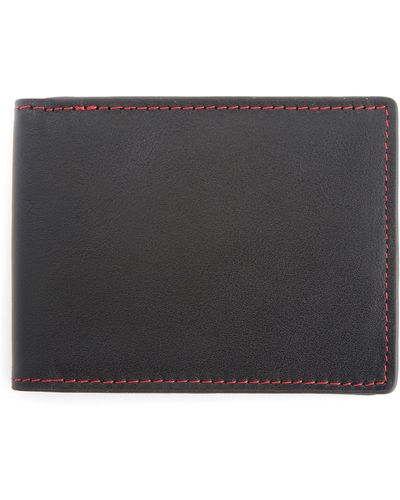 ROYCE New York Rfid Leather Bifold Wallet - Gray